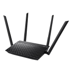 ASUS RT-AC1200 V2 - Router wireless - switch a 4 porte - 802.11a/b/g/n/ac - Dual Band